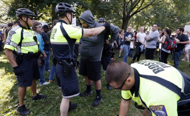 Free Speech Rally' In Boston Cut Short After Massive Counterprotest