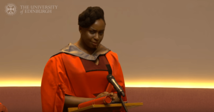 The University of Edinburgh Awards Chimamanda Adichie an Honorary Degree