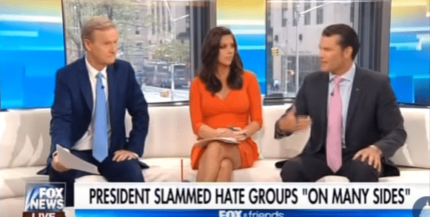 Fox News Host Inadvertently Gives BLM Some Credit As He Works Hard to Defend White Nationalist Rally
