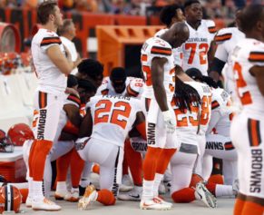 In Response to Browns Players Anthem Protest, Cleveland Unions Say They Won't Hold Flag