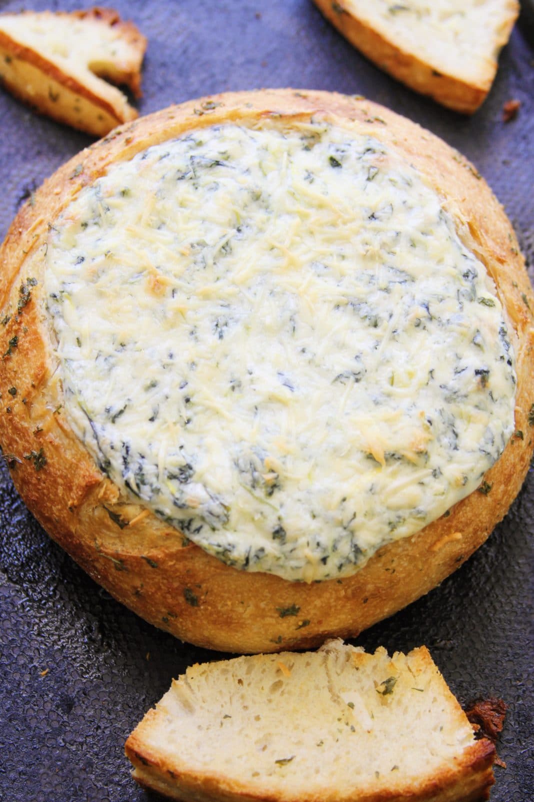 Spinach and Artichoke Bread Bowl Recipe