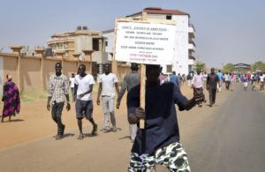 South Sudan Anti-Trump Protest