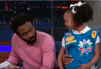 Donald Glover Makes a Girl Scout's Dream Come True