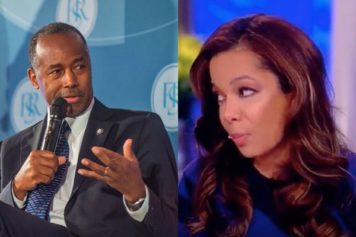 Sunny Hostin Expresses Disappointment In Ben Carson: 'I've Been to His Home'