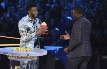 On a Big Night for 'Panther,' Boseman Honors Real-Life Hero