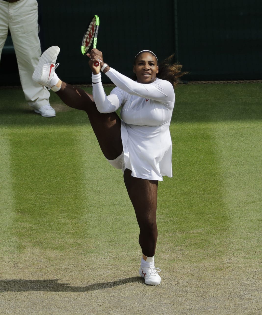 10 Months After Baby, Serena In Wimbledon Final vs. Kerber