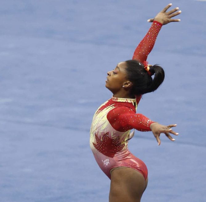 Simone Biles Maintains 5-Year Winning Streak In Remarkable Return to ...