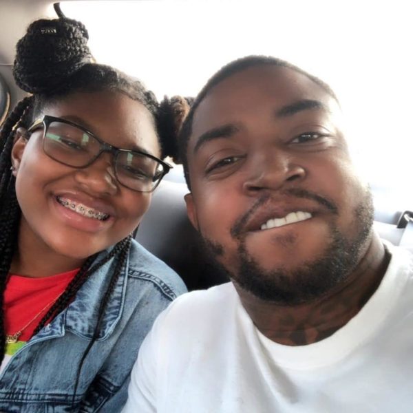 Lil Scrappy and his daughter