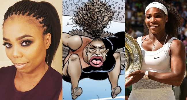 Jemele Hill and Others Slam Cartoonist For 'Racist' Drawing of Serena  Williams