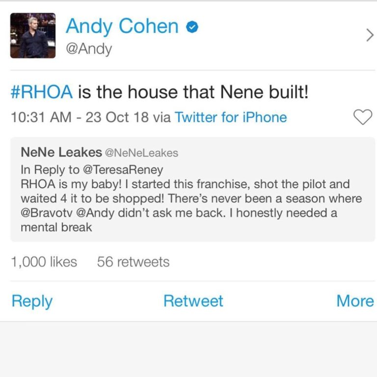 Andy Cohen Helps Nene Leakes Shut Down Drama with Kenya Moore: 'It's