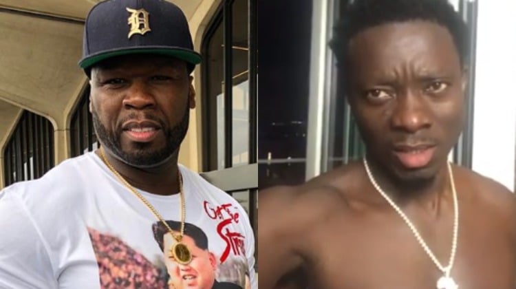 50 Cent Clowned Michael Blackson Over His Colorful Sneakers