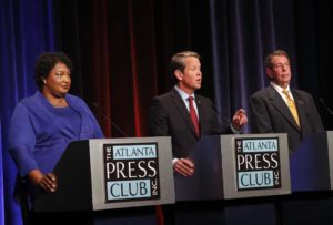 Brian Kemp, Stacey Abrams, Ted Metz