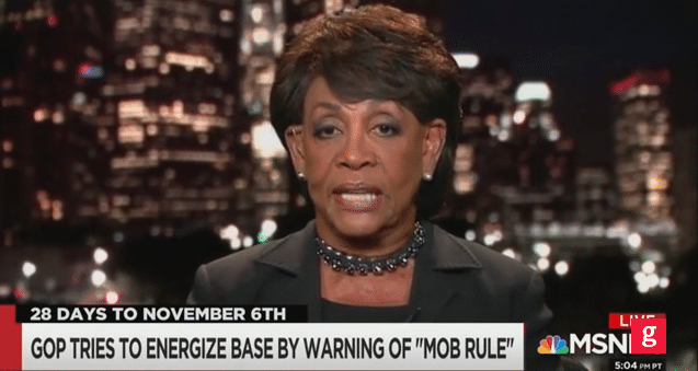 Congresswoman Maxine Waters Blasts Trump, GOP For Calling Kavanaugh ...