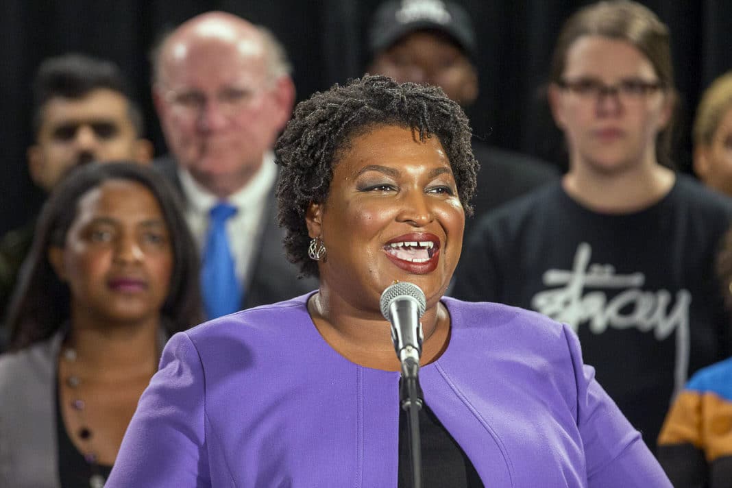 In Defeat, Stacey Abrams Emerges as Leading Voting-Rights Advocate