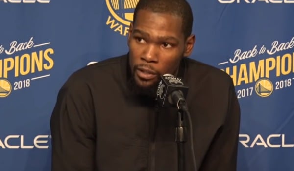 Kevin Durant was fined $25,000 for dealing with a heckler