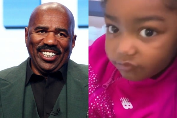 Steve Harvey's grand daughter😊  Steve harvey, Simply adorable, Steve