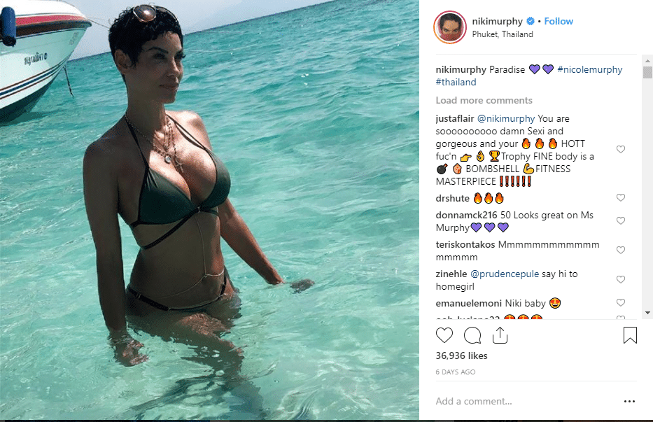 Nicole Murphy's bikini pic gets huge attention