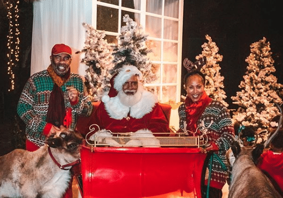 Steve Harvey's Home Transformed Into a Winter Wonderland Thanks to Wife ...