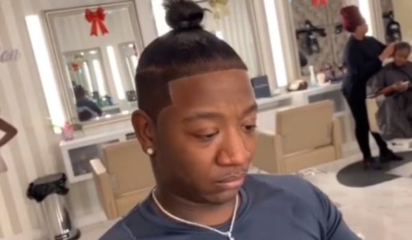 Yung Joc's new man bun hairstyle has people talking.