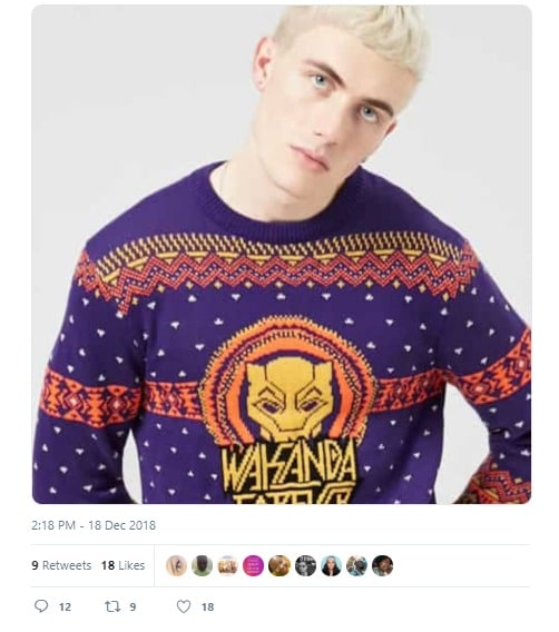 Forever 21 issued an apology for using a white model to model a "Black Panther" sweater.