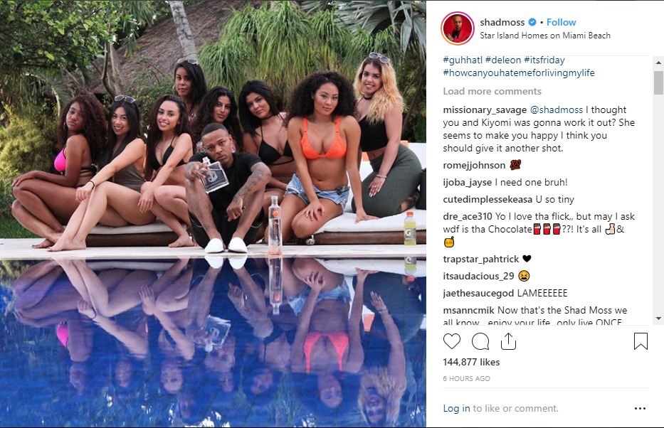 Marlon Wayans accused Bow Wow of lying after he posted a photo with a bunch of women