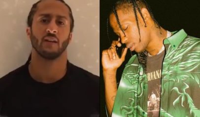 Colin Kaepernick confirms that he didn't consult with Travis Scott about performing at the Super Bowl.