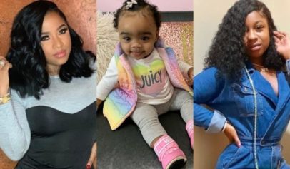 Toya Wright asked Reginae Carter if she taught baby Reign a bad habit.