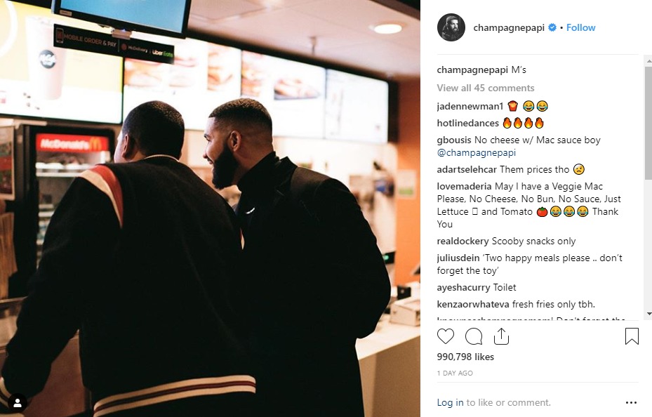 The person who took a photo of Drake giving money to McDonald's workers is now defending himself.