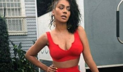 La La Anthony drives her male fans crazy with photo from Drake's "In My Feelings" video.