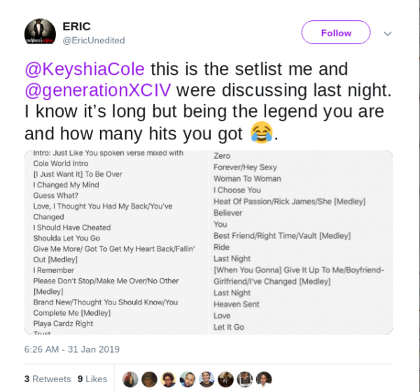 keyshia cole new album songs list