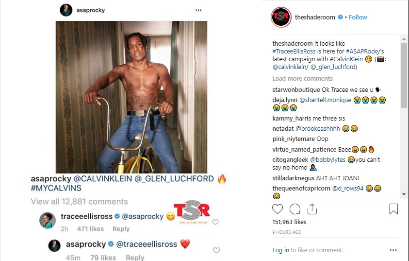 Fans believe Tracee Ellis Ross wants A$AP Rocky