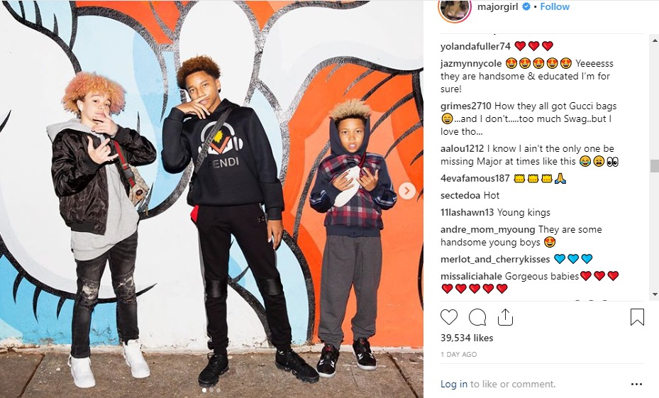 People lost it over a photo of Tiny and Monica's sons.
