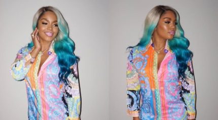 Rasheeda Frost Turns Heads with â€˜Poppin Cotton Candyâ€™ Pic,  Fans Fawn Over Her Kaleidoscopic Look