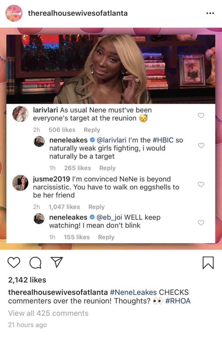 'Don't Blink': NeNe Leakes Responds After Fans Ask Why She Unfollowed