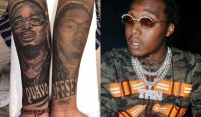 Folks Trash Migos Fan for Huge Tattoo of Only Two Members of the Rap Group: 'The Disrespect'