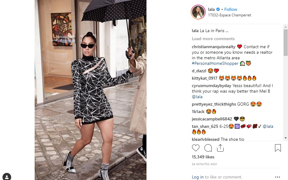 A lot of people thought La La Anthony was Kim Kardashian in an Instagram post.