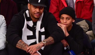 Carmelo Anthony Posts Reel of Son Kiyan's Hoop Skills, and Folks Are In Awe: 'Goat In the Making'