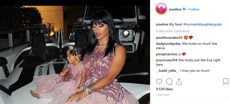 Pretty In Pink Joseline Hernandez Twins With Her 2 Year Old Daughter Leaves Fans In Awe