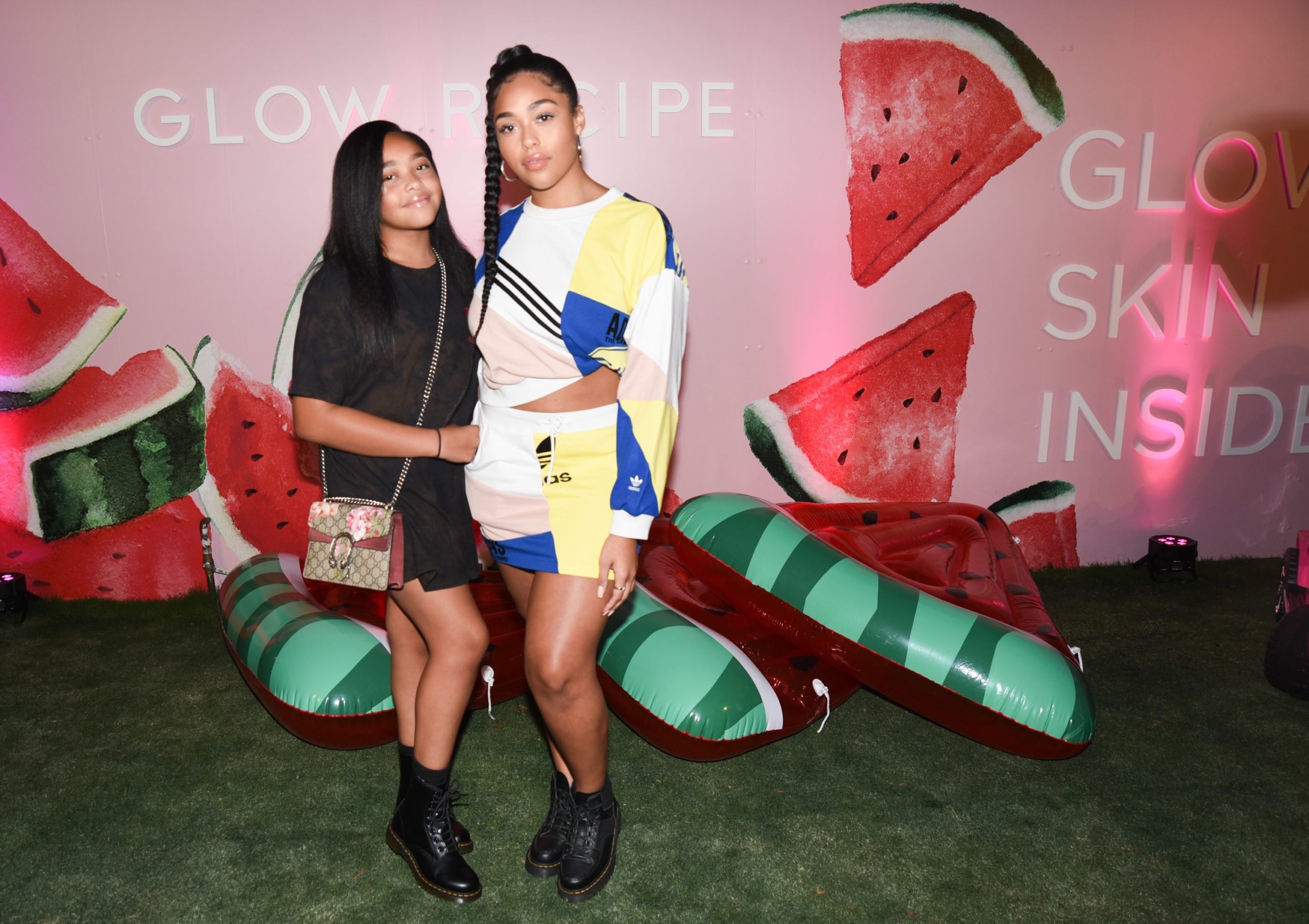 This Photo of Jordyn Woods Twinning With Her Younger Sister Leaves Fans