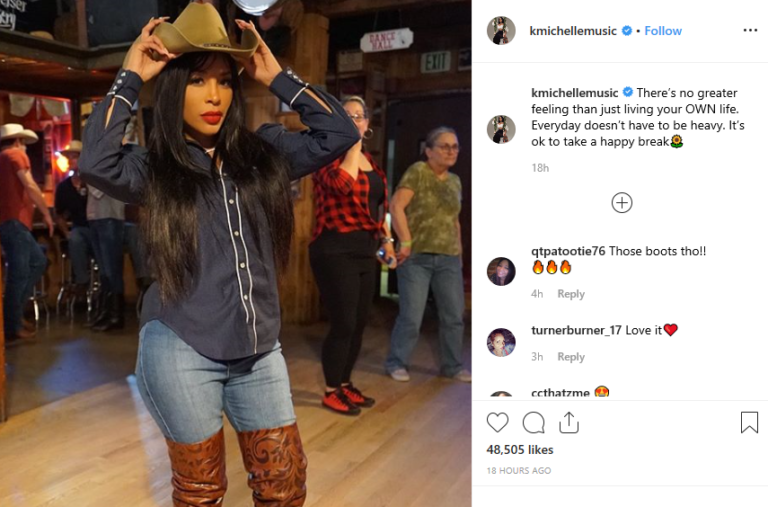 'Who This White Woman?': K. Michelle's Cowgirl Look Leaves Fans Puzzled