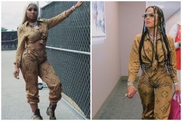 Iced Out and Louis Vuitton Down: Keyshia Ka'Oir and Yung Miami Go Head to Head in Designer Matching Set