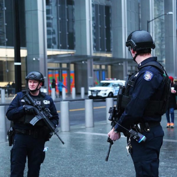 NYPD officers on duty