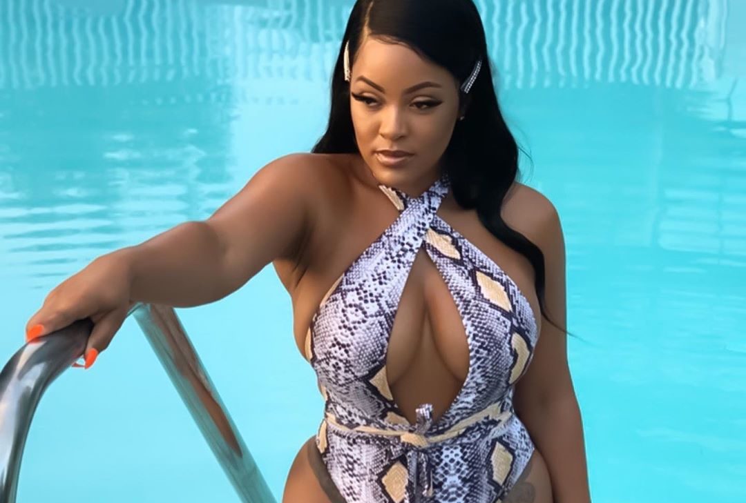 Malaysia Pargo took a dip in the pool last week and showed off some swimwea...