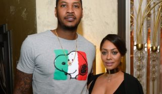 Calm Down La La Anthonys Bikini Pic Causes Husband Carmelo Anthony | My