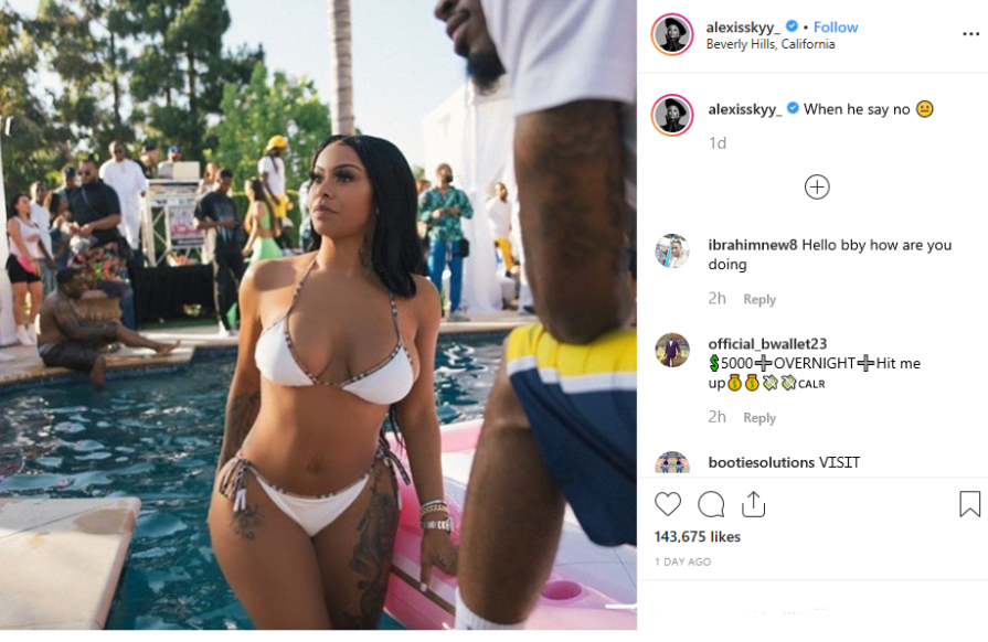 'LHHNY' Star Alexis Skyy Puts Her Beauty on Display in Scanty Bikini 'She Bad'