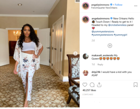 'I Gotta Crush': Angela Simmons' Sexy Yet Classy Photo Leaves Fans Gushing