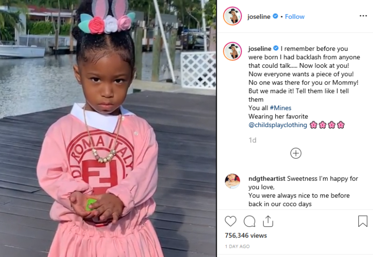We Made It Joseline Hernandez Creates Heartfelt Post Of 2 Year Old Daughter And Slams Past