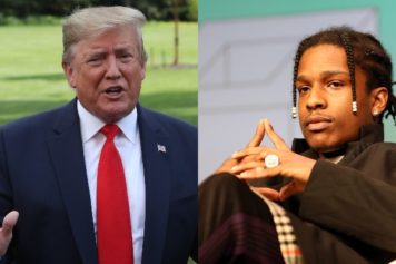 Donald Trump and A$AP Rocky
