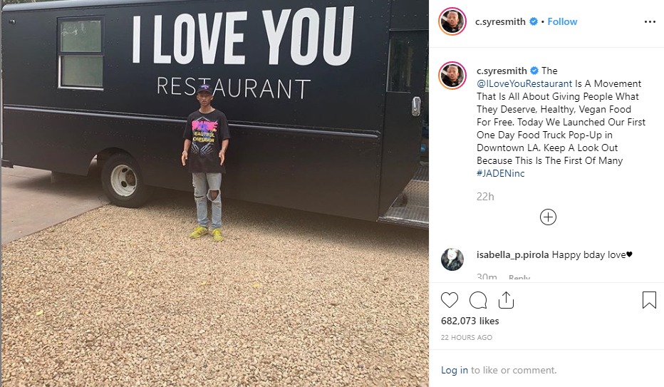 Jaden Smith Launches Free Vegan Food Truck For The Homeless And Gets ...