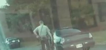 Cop stops black car